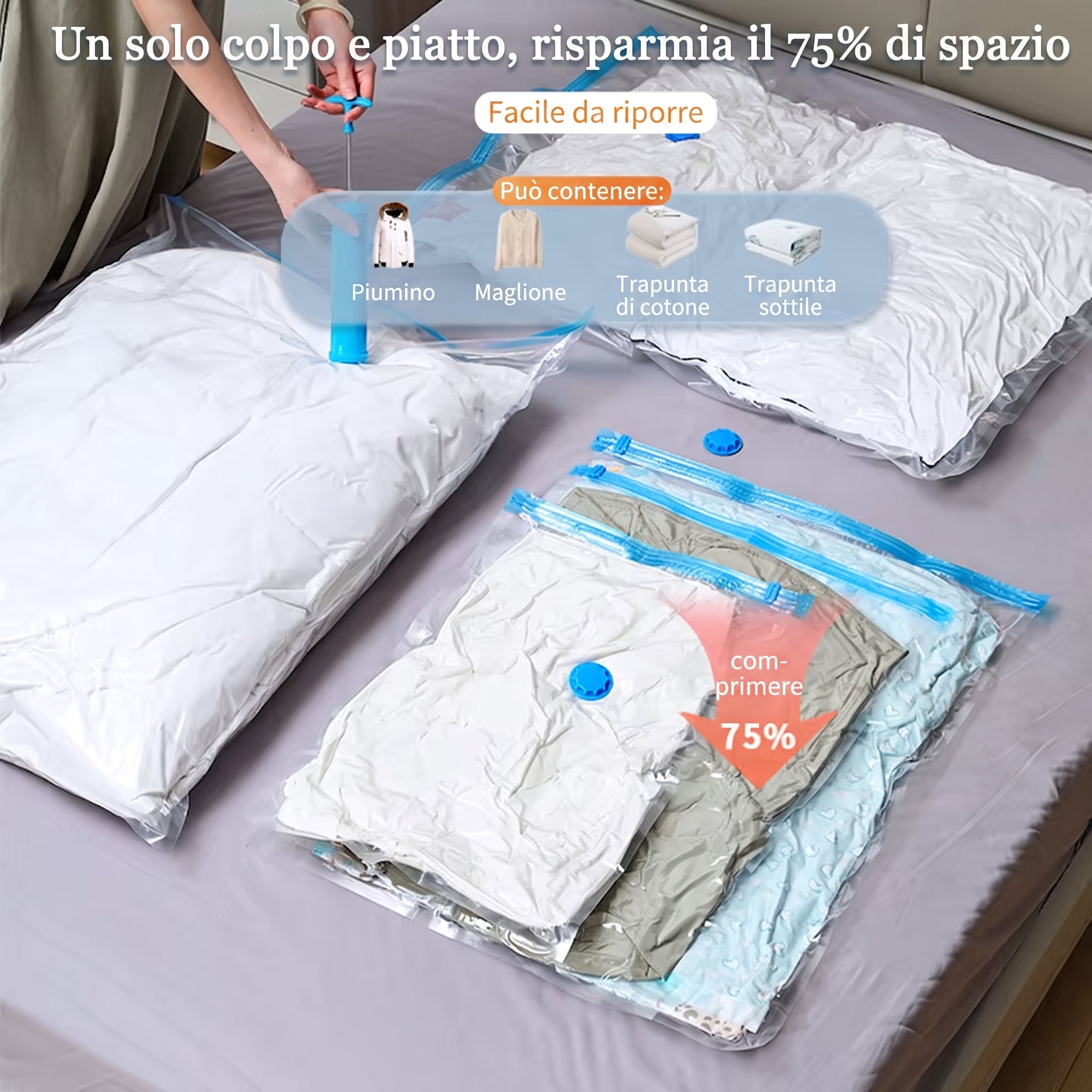 Sacchetti salvaspazio