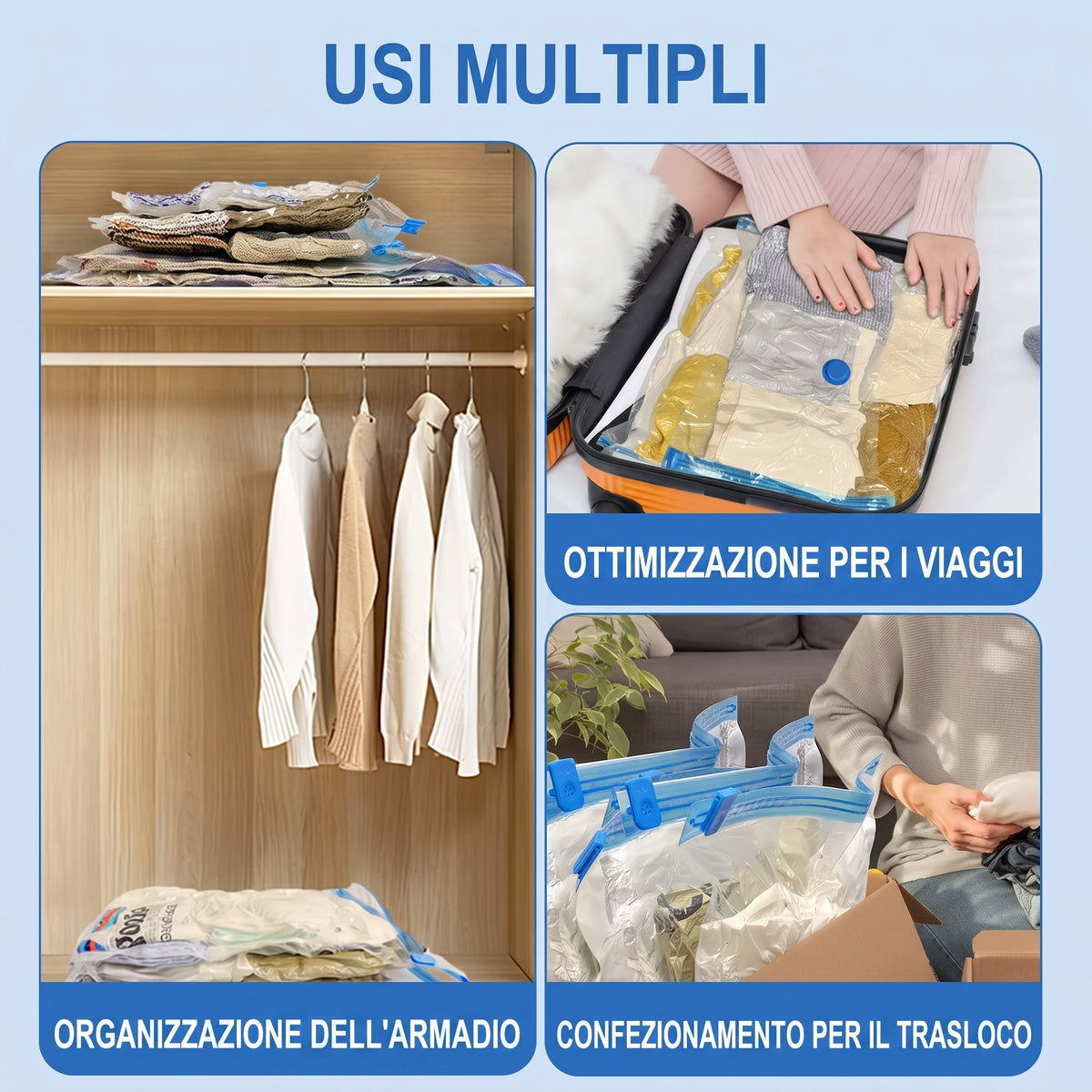 Sacchetti salvaspazio